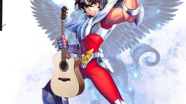 The guitar shadow clone adapted the classic "Saint Seiya" BGM, can you loop it ten times with headph