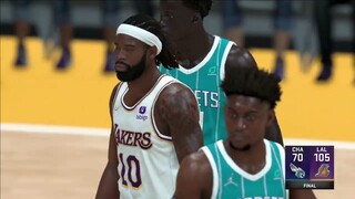 NBA2K22 FULL GAME HIGHLIGHTS I LAKERS AT HORNETS I NBA Regular Season I January 29, 2022 I NBA 2k22