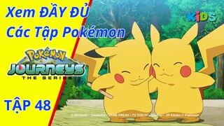 POKEMON JOURNEYS | Tập 48: Pikachu Khá giống! Ngàn cân treo sợi tóc | tvBlue KIDS | Lồng Tiếng Việt