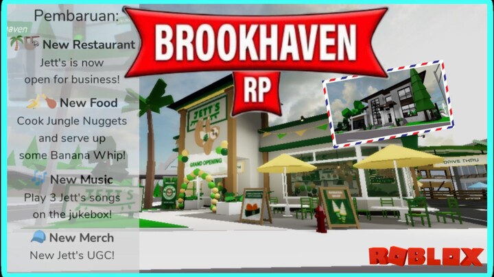 UPDATE BROOKHAVEN 🏡 RP JETT'S RESTAURANT | ROBLOX INDONESIA