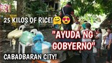 Cabadbaran City Give 25kilos of Rice per House Hold(AYUDA)