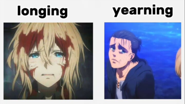 what's the difference between yearning and longing
