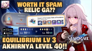 AKHIRNYA LEVEL 40!! SUDAH BISA SPAM RELIC??! | Honkai: Star Rail