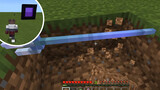 MINECRAFT- Throw the trident into the main world and go to the hell