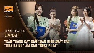 DANAFF I | Trấn Thành đạt giải ĐẠO DIỄN XUẤT SẮC, Nhà Bà Nữ thắng giải BEST FILM