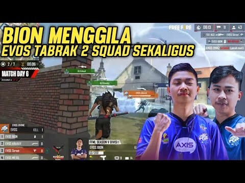 NGERI‼️ EVOS DIVINE TABRAK 2 SQUAD SEKALIGUS ! - FFML DIVISI 1