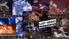 Daftar Semua Hero Seven Knight 2