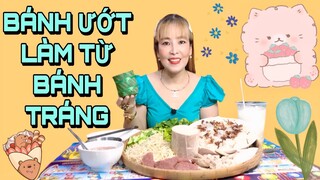 CÁCH LÀM BÁNH ƯỚT BẰNG BÁNH TRÁNG | SIÊU DỄ KHÔNG CẦN DÙNG BỘT | phượng Nguyễn - Cuộc Sống Việt Nam