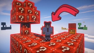 Minecraft Lucky block Skyblock เกาะลอยฟ้าใครจะเทพสุด!!!