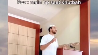 POV :MAIN HP SAAT KHUTBAH 🗿