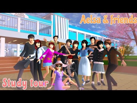 "STUDY TOUR #1" [ AELSA & FRIENDS ] SAKURA SCHOOL SIMULATOR