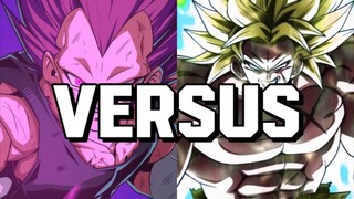 Vegeta Siêu Bản Năng đấu với Siêu Saiyan Broly