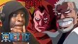 LUFFY'S FATHER AND GRANDFATHER REVEALED!!!! | One Piece Episodes 313-314 REACTION!!!