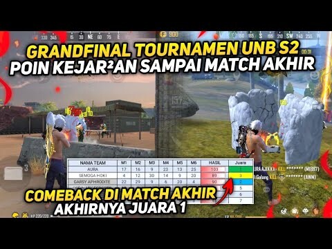 JUARA 1 TOURNAMEN UNB !! TEGANG POIN DEKET DEKETAN SAMPE MATCH AKHIR !!