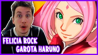 REACT GAROTA HARUNO - Sakura (Naruto) | Felícia Rock