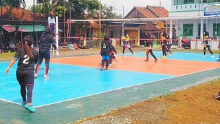 Turnamen Voli Putri Pesona Fm Cup SMAN 1 Bawang Vs Sukomangli