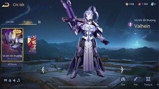 Liên Quân Mobile - Review Skin Valhein Vũ Khí Tối Thượng