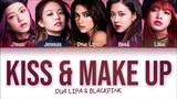 BLACKPINK x DUA LIPA - 'KISS & MAKE UP' LYRICS COLOR CODED VIDEO
