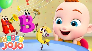 ABC Cookie Song | Sing Along | Learn Letters | @Super JoJo - Nursery Rhymes | Playtime with Friends