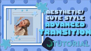 Advance Transition for fan edit (cute/aesthetic style) || Alight motion tutorial