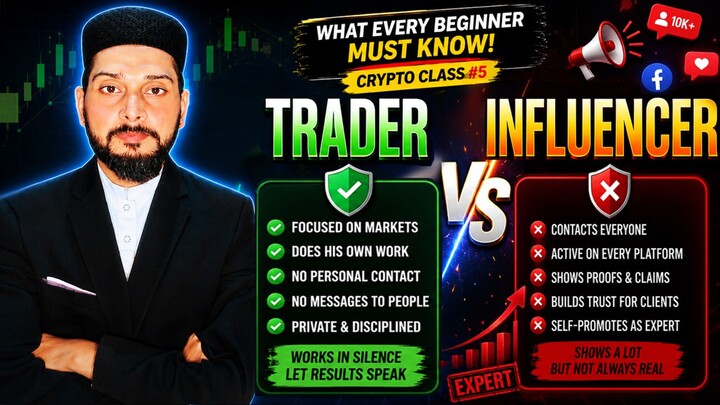 How to Find Best Trader In Crypto Market? | Trader vs Influencer | Al Crypto Al Huda Class #5