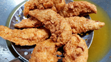 ไก่ทอดไร้กระดูกกระเทียมพริกไทย แป้งกรอบ กินง่าย ไม่มีกระดูก Fried Chicken