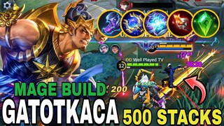 Instant Kill!! Gatotkaca Mage Build - Top Global Gatotkaca ~ MLBB