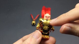 Made of homemade building blocks and handmade crafts, a Monkey King named Sun Wukong was successfull