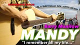 Mandy Barry Manilow Instrumental guitar karaoke cover with lyrics