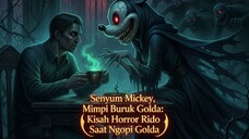 Senyum Mickey, Mimpi Buruk Golda •√ Kisah Horror Rido Saat Ngopi Golda⁉️