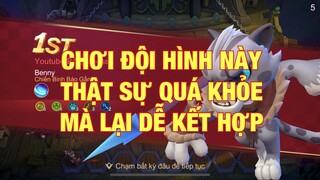 Bông chess. Đội hình này rất mạnh, đông vũ với dã thú. Top 1 dễ luôn.