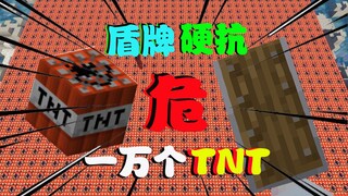 盾牌能够抗住10000个TNT吗？硬件终结者！作死挑战！