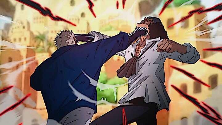 mongky D garp vs aokiji