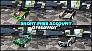 || Short Free Account Giveaway#161 || Car Parking Multiplayer 4.8.2