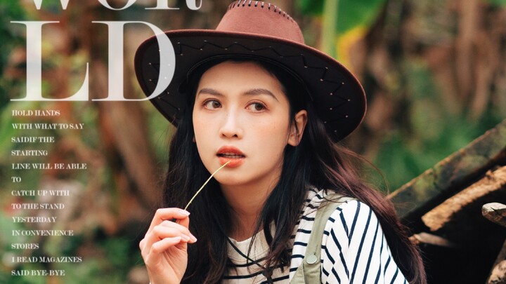 รองเท้าบู๊ตกันฝนและจอบของยายดูดีในรูปถ่าย!