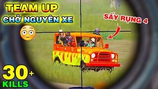 Đụng Team UP Đi Săn | Tacaz Sấy Xe Rụng Như Mít Uớt  [PUBG Mobile]