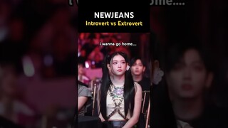 NEWJEANS Introvert vs Extrovert AAA 2023 #newjeans #haerin #hanni #minji #hyein #danielle #aaa2023