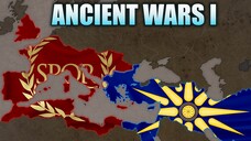 Ancient Wars I - Roman Empire Vs Macedonian Empire Hoi4 Timelapse