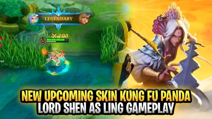NEW SKIN UPCOMING SKIN KUNG FU PANDA LING|Mobile legend Bang bang|Game Play