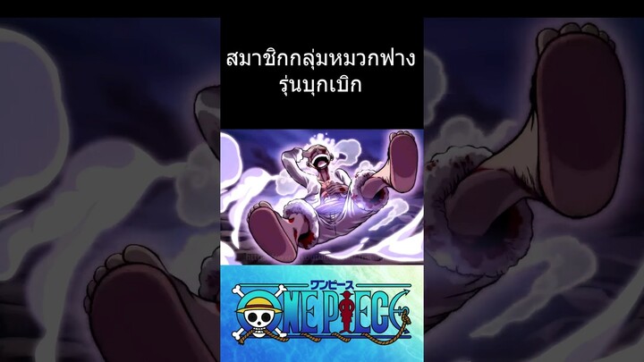 สมาชิกกลุ่มหมวกฟางรุ่นบุกเบิก #การ์ตูน #วันพีช #onepiece