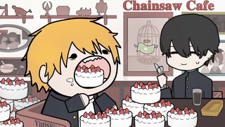 【电锯人小动画】永动机，但是电次吃蛋糕