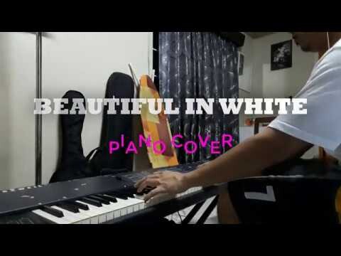 Beautiful In White (by Shane F.) - Piano Cover with Lyrics