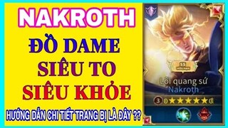 Cách lên đồ Nakroth Lôi Quang Sứ và Bảng ngọc Nakroth chuẩn nhất liên quân autu win - HD GAME 76