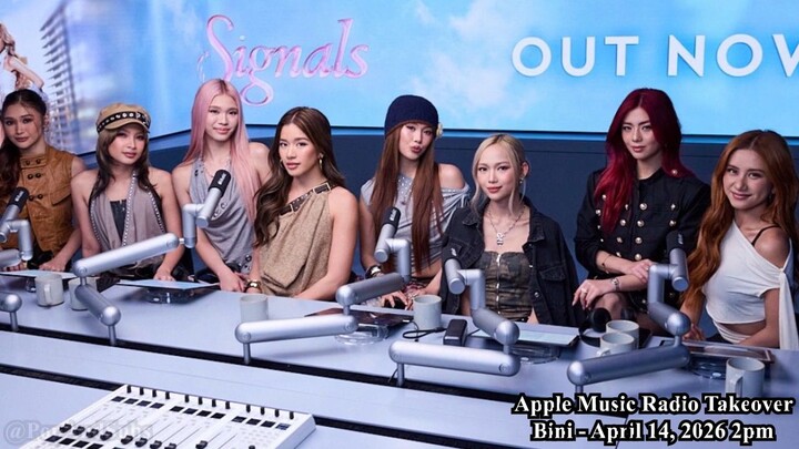 BINI Apple Music Radio Takeover - April 14/15, 2026