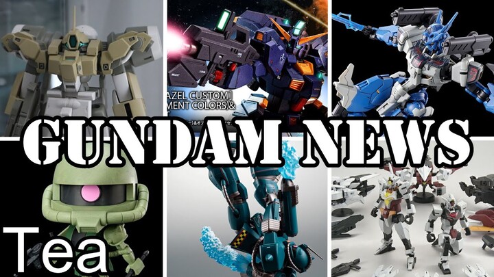 Tea Gunpla, Lotsa New Robot Spirits Figures, El-Meth, MB Hazel Custom, And More [Gundam News]