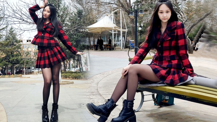 [Da Yi Mei] Outdoor Lovesick Girls in Preppy Skirts-BLACKPINK