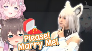 【Hololive】Neuron Activation Koyori and Matsuri When Meets Fubuki Cosplayer【EN Sub】