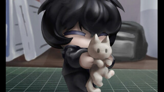 I didn't have money to order an OC figure, so I made one by hand.