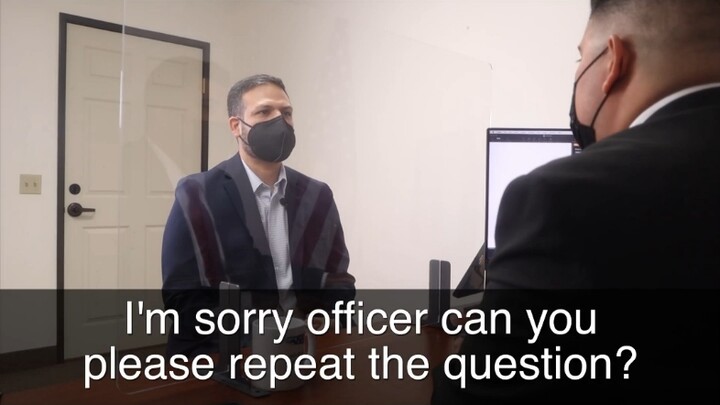 لقطات حية من امتحان الجنسية الأمريكية