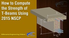 RCD Episode 24 - How to Compute the Strength of T-Beams Using 2015 NSCP